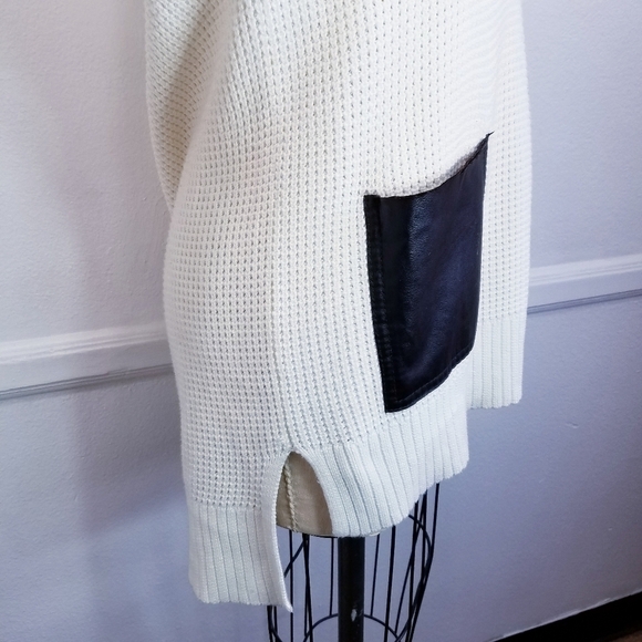 Michael Kors | Cowl Neck Sweater + Leather… - Picture 3 of 12